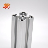 Profilés en aluminium de qualité industrielle 40x40 à prix d'usine pour assemblage DIY, découpe CNC, pliage, anodisation argentée/peinture en poudre