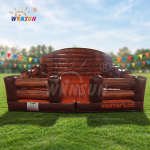 WINSUN Taureau mécanique gonflable de rodéo en PVC, certifié CE, avec logo personnalisé, ignifuge, pour enfants et adultes, idéal pour la location extérieure, les fêtes et les carnavals - Product Image 2
