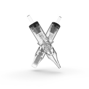 Agujas transparentes para tatuajes Yuanyun de 0.35mm, calibre 12, modelos RL, RM, M1, RS para maquillaje permanente y perforación de cejas. - Product Image 3