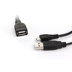 Cable divisor Micro USB OTG con puerto de alimentación para carga y transferencia de datos - Product Image 2