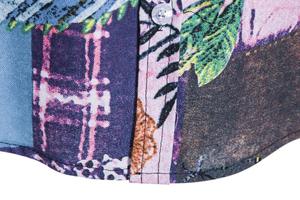 Chemise à manches courtes formelle pour homme, couleur personnalisée, été, hawaïenne, impression numérique, anti-froissement, détection des aiguilles, 220g, brodée - Product Image 4