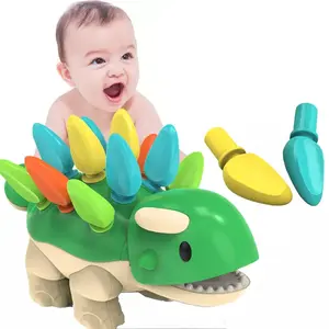 Jouets sensoriels de dinosaures, jouets Montessori pour tout-petits, activités d'apprentissage, jeux éducatifs de dinosaures