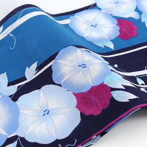 Yukata femmes sur mesure <span class=keywords><strong>traditionnel</strong></span> japonais dames bleu matin gloire Mujer Kimono été Yukata robe - Product Image 6