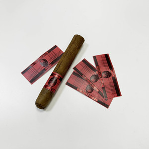 Custom Printed Rectangular Self-Adhesive Cigar <b>Labels</b> Gold Stamping Embossing For Gift Craft <b>Packaging</b> - Product Image 1
