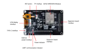 WT32-SC01 ESP32 wt32sc013.5インチhmiタッチスクリーンパネル容量性2点マルチタッチLCDタッチモニタースクリーンタッチディスプレイ