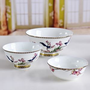 Service de table en céramique, ensemble de bols et d'assiettes en porcelaine fine, 60 pièces, style européen haut de gamme, peint à la main - Product Image 6