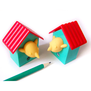 Hot bán nhựa mũi hình bút chì mài Set với ngón tay tẩy - Product Image 5