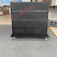 Système audio professionnel avec caisson de basses passif puissant Sub 9006-P double 18 pouces, haut-parleur de graves