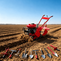 Matériel agricole : Motoculteur diesel 8 CV, cultivateur agricole, rotavator à chenilles, désherbeur, semoir pour petites exploitations agricoles