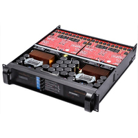 Amplificateur professionnel TFP-20000Q 2U 4 canaux 1800W 2350W pour spectacles en tournée avec impédance de 8 ohms, boîtier métallique