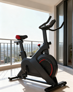 Vélo de spinning professionnel Tronzen magnétique en acier, design silencieux, écran LCD, volant d'inertie 6-13 kg, charge maximale 100 kg, revêtement en <span class=keywords><strong>laine</strong></span> - Product Image 6