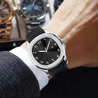Montre de Sport Classique et Minimaliste Carrée à Quartz Lumineuse avec Date et Chiffres Arabes, Bracelet en Silicone Tendance pour Homme