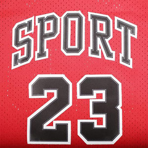 Maillot de basket-ball unisexe tendance, à manches courtes, respirant, à séchage rapide, personnalisable, en tissu 100% polyester, vente chaude - Product Image 3