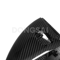 Coques de rétroviseurs en fibre de carbone préimprégnée autoclavée pour Lamborghini Urus Audi Q8 2018+ LHD avec trou pour Side Assist et garniture moulée en métal