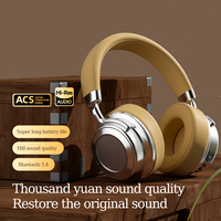 CR-9 OEM ODM Earphone Nirkabel Logam dan Kulit Headset Gaming dengan Chipset JL untuk Bluetooth untuk Perjalanan dan Penggunaan Ponsel
