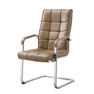 Sillas de oficina ergonómicas de malla con respaldo alto, silla de oficina de cuero boss con respaldo plegable