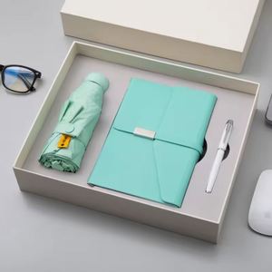 Set de Cuaderno Ejecutivo de Lujo, Cuaderno Premium de PU, Bolígrafo, Paraguas, Regalo Corporativo Personalizado, Artículos al por Mayor para Reventa - Product Image 6