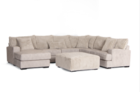 Canapé modulaire moderne en tissu, sectionnel, de luxe, à assise profonde, en forme de L, avec mousse haute densité, pour hôtel et salon, en bois