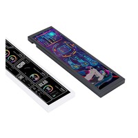 Moniteur secondaire IPS de 8,8 pouces avec surveillance du statut du PC, interface Type-C, boîtier en alliage d'aluminium, écran alimenté par USB CN