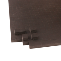 Coussin en caoutchouc de silicone personnalisé en usine, coussin de pied carré, joint anisotrope, antidérapant, imperméable, auto-adhésif, ignifuge, 6kV
