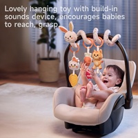 Tumama Enfants Clip Sur Poussette Berceau Jouet Suspendu Hochet Dentition Jouet Ensemble Mignon En Peluche Lapin Chat Bébé Voyage Jouer Arche Jouets pour Nouveau-Né