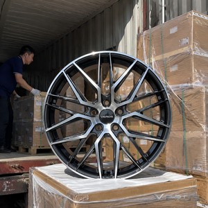 Jantes en alliage légères VEROS City Driving 16-20 pouces 4x100 PCD noires pour Mini Cooper <span class=keywords><strong>Fiat</strong></span> <span class=keywords><strong>500</strong></span> - Product Image 4