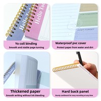 Libreta de Planificación Diaria Personalizada A5 en Inglés, Cuaderno con Espiral, Agenda Portátil, Diario con Lista de Tareas, 104 Páginas