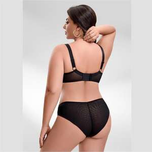 <span class=keywords><strong>Lingerie</strong></span> en dentelle transparente Wenshuo, fabrication directe, soutien-gorge push-up en coton grande taille, vente en gros, <span class=keywords><strong>lingerie</strong></span> brodée, logo personnalisé - Product Image 4