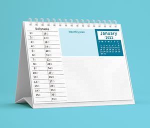 Calendrier hebdomadaire Positivité Floral Desktop Flip Chart Calendrier de bureau inspirant avec des citations de <span class=keywords><strong>motivation</strong></span> - Product Image 2