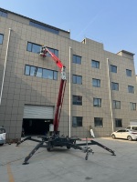 Plateforme élévatrice télescopique électrique haut de gamme 200 kg 10 m avec rotation à 360 degrés, remorquable, à vendre