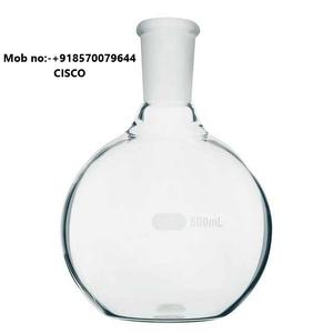 Interchangeable Single Neck Clear Glass <b>Flask</b> with Flat Bottom Short/Medium for Laboratory Education Use-CISCO Brand - Product Image 4