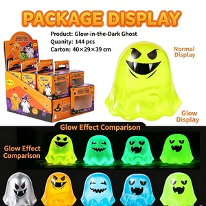 Juguete Blandito de Malta con Forma de Calabaza Fantasma de Halloween con Caja para Regalos Navideños para Niños - Product Image 5