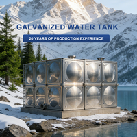 Réservoir d'eau souterrain en acier inoxydable avec construction à double paroi pour la détection des fuites