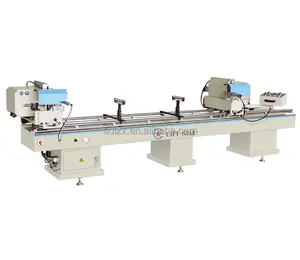 2024 new design upvc double head cutting saw window and door making machine pvc windows machines