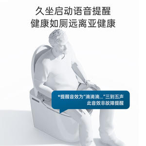 WC intelligent Chaozhou DT680 à poser au sol, chasse d'eau à siphon, 4,5 L, céramique, chauffage instantané avec fonction bidet - Product Image 3