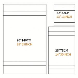 ชุดผ้าขนหนูอาบน้ำเนื้อนุ่มสีขาวสำหรับผู้หญิง ผ้าฝ้าย 500GSM ชุดผ้าขนหนูพรีเมียมสำหรับอาบน้ำและเช็ดตัว - Product Image 2