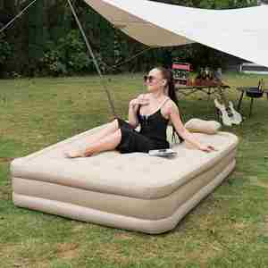 <b>Bed</b> With Included Pump Soft and Skin-Friendly Inflates in Seconds Without Manual Effort for a Good Sleep - Product Image 3