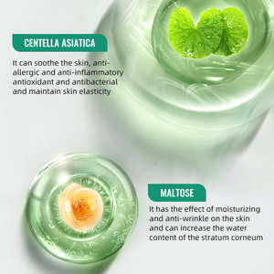 Suero Facial Reparador Solar con Centella Asiática OEM ODM, Maltosa, Antiarrugas, Antioxidante, Esencia <span class=keywords><strong>para</strong></span> el Cuidado de <span class=keywords><strong>la</strong></span> <span class=keywords><strong>Piel</strong></span> Después del Sol - Product Image 3
