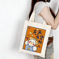 Sac fourre-tout en toile tendance avec motif panda pour étudiants, idéal pour la saison des diplômes, en stock, écologique et personnalisable – Meilleures ventes