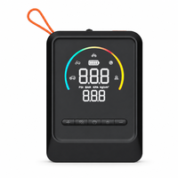 Pompe à air sans fil portable ABS avec LOGO personnalisé, double écran HD, gonfleur rechargeable à arrêt automatique 150 PSI pour gonflage rapide de voiture
