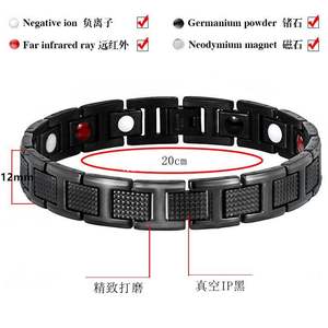 Bracelet magnétique énergétique professionnel de haute qualité, prix d'usine <span class=keywords><strong>pas</strong></span> <span class=keywords><strong>cher</strong></span>, <span class=keywords><strong>pas</strong></span> de minimum, classique en acier inoxydable pour enfants - Product Image 4