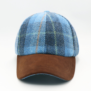Vente en gros de casquettes de baseball en laine d'agneau moelleuses et chaudes pour l'hiver à la mode casquette de baseball douce et vierge en laine pour <span class=keywords><strong>junior</strong></span> - Product Image 2
