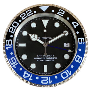 <span class=keywords><strong>2025</strong></span> nóng bán tùy chỉnh kim loại quảng cáo trang trí nội thất 34cm 14inch lớn lớn sang trọng đồng hồ treo tường - Product Image 5