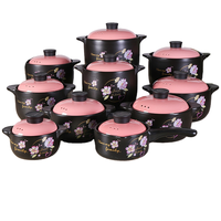 Ensemble de casseroles et poêles en céramique antiadhésive de haute qualité, design minimaliste de style chinois