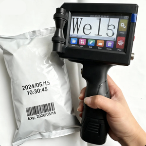 25,4mm Tragbarer Handgehaltener Manueller Tintenstrahldrucker mit Touchscreen Batteriebetrieben Schnelltrocknende Tinte - Werksverkauf Verfallsdatum-Kodierung - Product Image 1