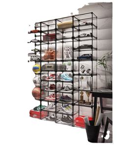 Стальной органайзер для стеллажей, полки в башне, 40 пар обуви, металлический ящик для обуви - Product Image 6