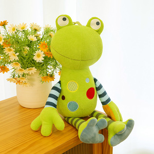 Peluche di Rana Verde Pregiato Personalizzato all'Ingrosso, Morbido e Originale, con Gambe Lunghe, Creativo, Seduto - Product Image 5