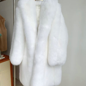Veste d'hiver en fourrure naturelle Fashion Outwear Luxury Natural <span class=keywords><strong>france</strong></span> <span class=keywords><strong>fox</strong></span> fur coats - Product Image 4