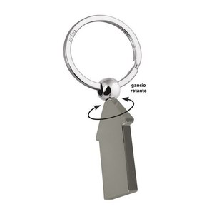 Portachiavi in stile Vintage con moschettone alla moda carino brunito Logo personalizzato in lega di zinco in metallo - Product Image 2