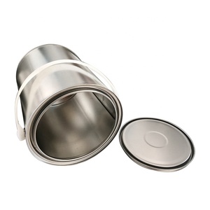 <span class=keywords><strong>5l</strong></span> Trống Kim Loại Sơn Hình Trụ Thiếc Có Thể Xô - Product Image 4